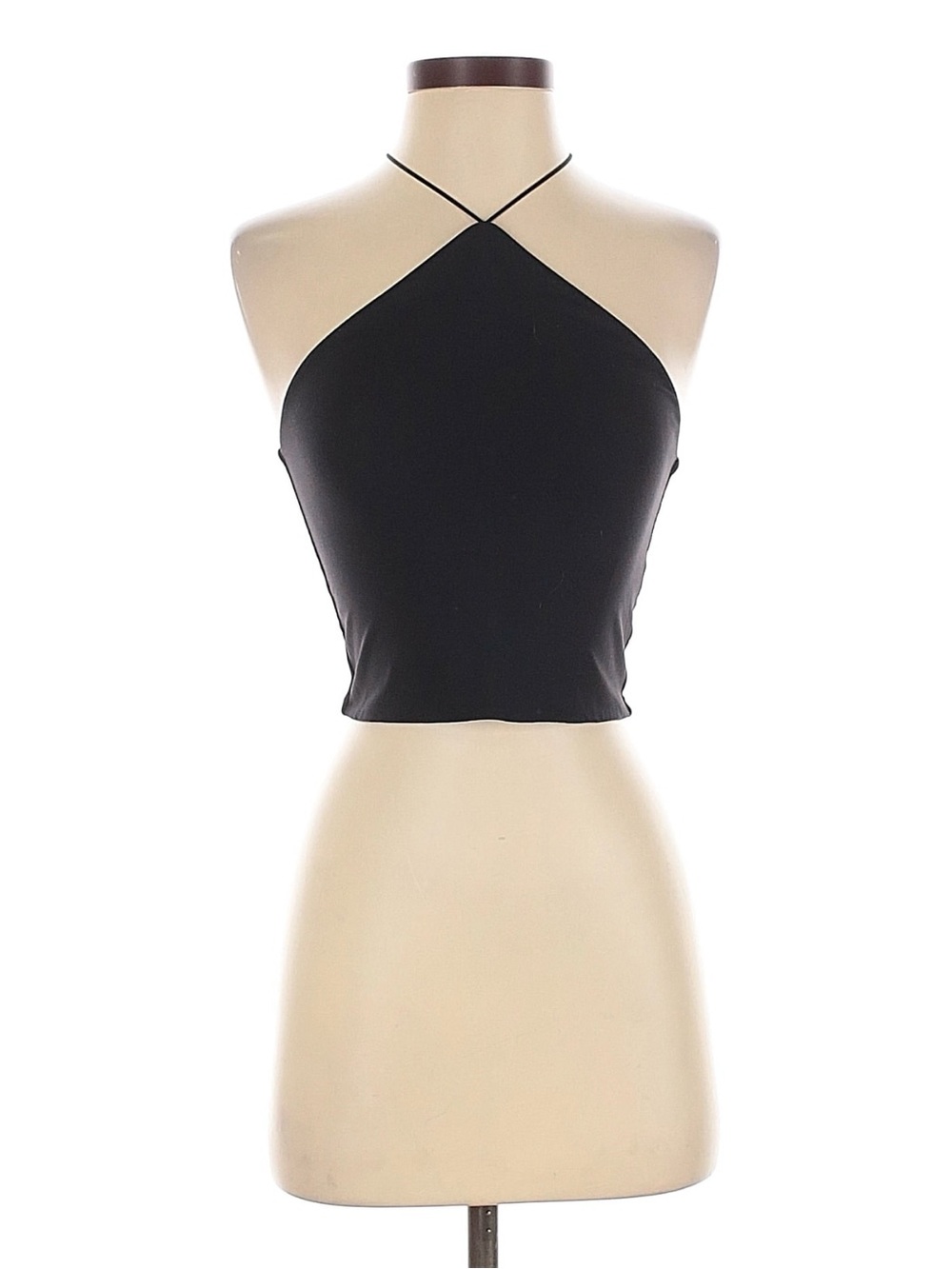 Babaton Contour Cami Halter/cross neck style crop top